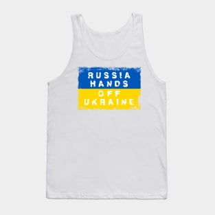 Russia Hands Off Ukraine Flag Tank Top